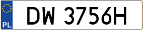 Truck License Plate